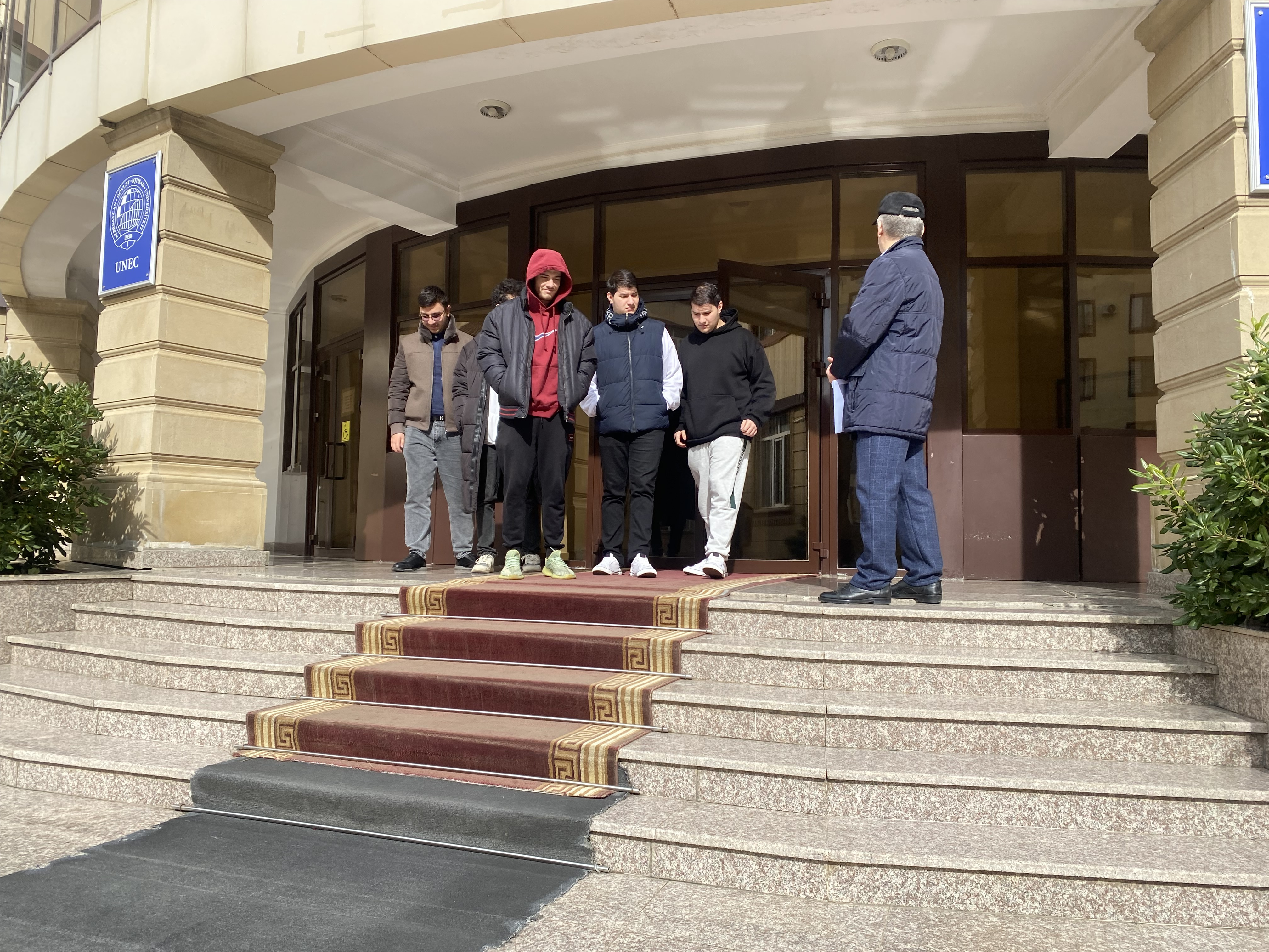 Учебная тренировка в Дербентском филиале Азербайджанского Государственного Экономического Университета